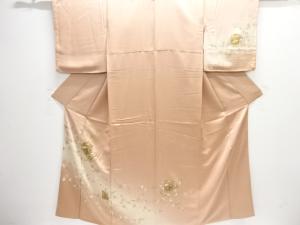 貝桶に萩模様訪問着